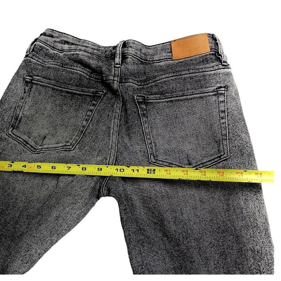 Dear John Jeans Jodi High Rise Cropped Distressed Black Frayed Pants Women’s 27 - Picture 7 of 11